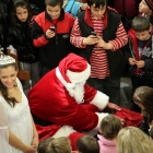 Santa Claus arrival in Mall Varna