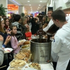 30 kg of chocolate were used to make chocolates and a chocolate fountain in Mall Varna