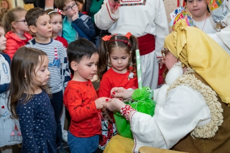 Spring has come for children with Granny Marta, Pizho and Penda