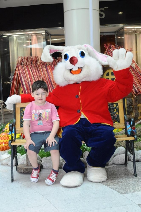 Easter Bunny again in Mall Varna for the holidays