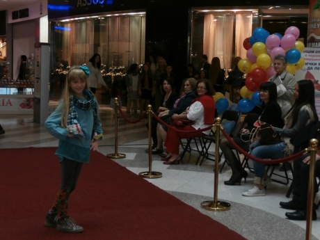 Kids fashion show, dancing and balloons in support of the 